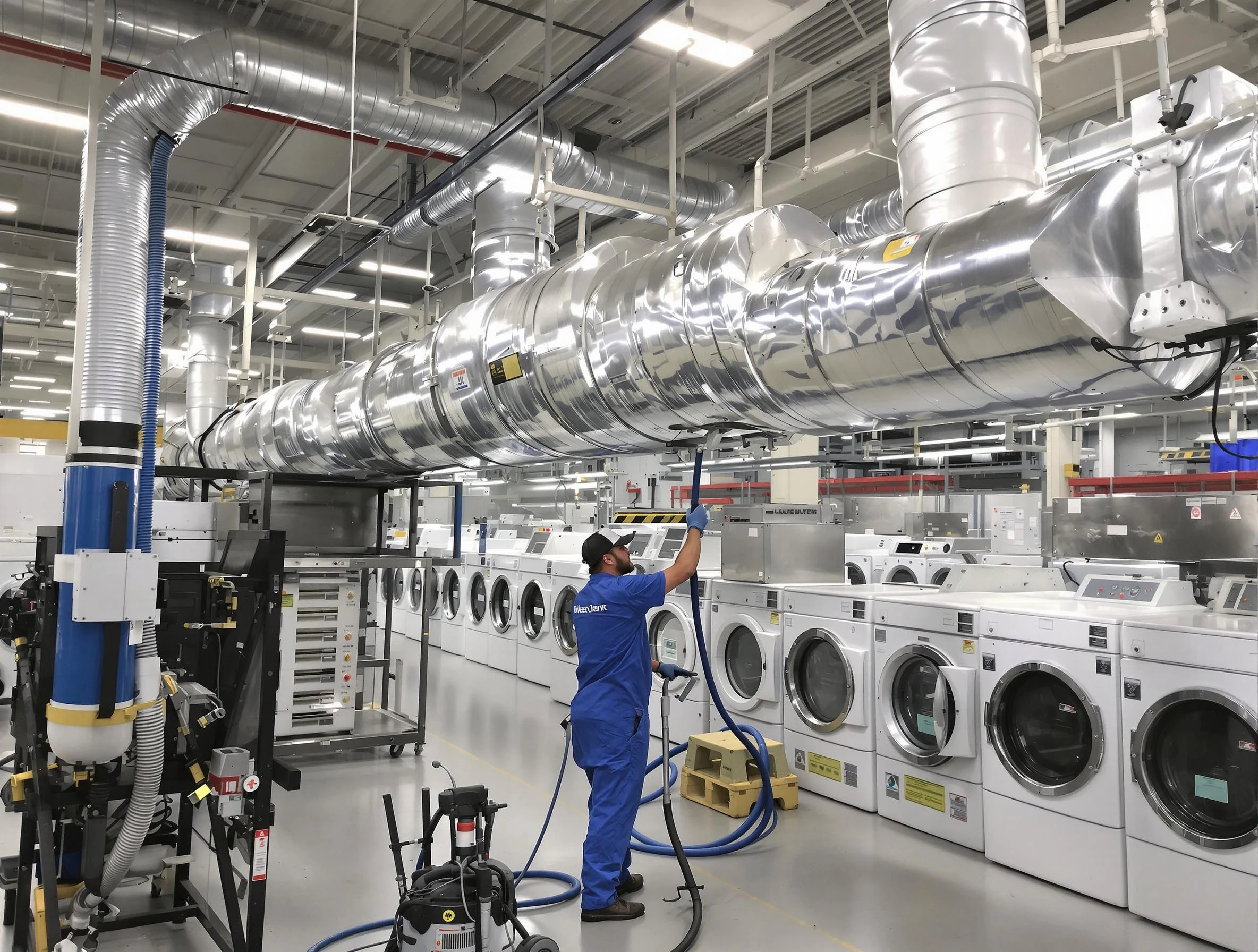 Monessen Dryer Vent Cleaning team performing heavy-duty industrial dryer vent cleaning in Monessen